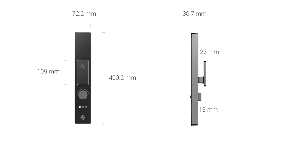 EZVIZ DL50FVS Smart Door Lock with Facial Recognition