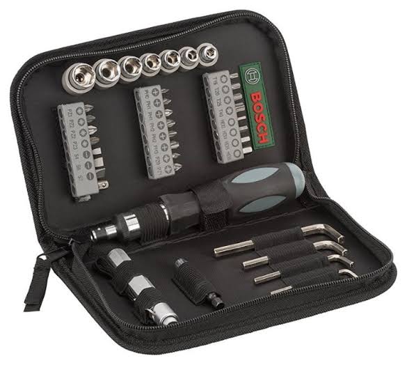 Bosch Multi tool set from 38 pieces| Advanced solutions tools| حلول متقدمة للعدد
