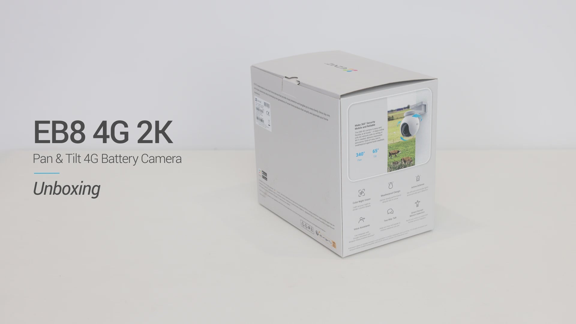 Ezviz smart home battery camera EB8 4G type C
