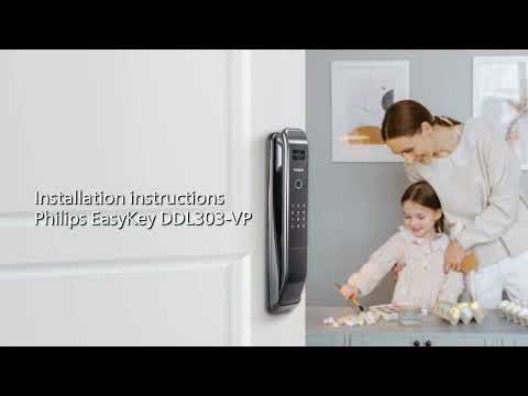 Philips quick release push-pull smart door lock